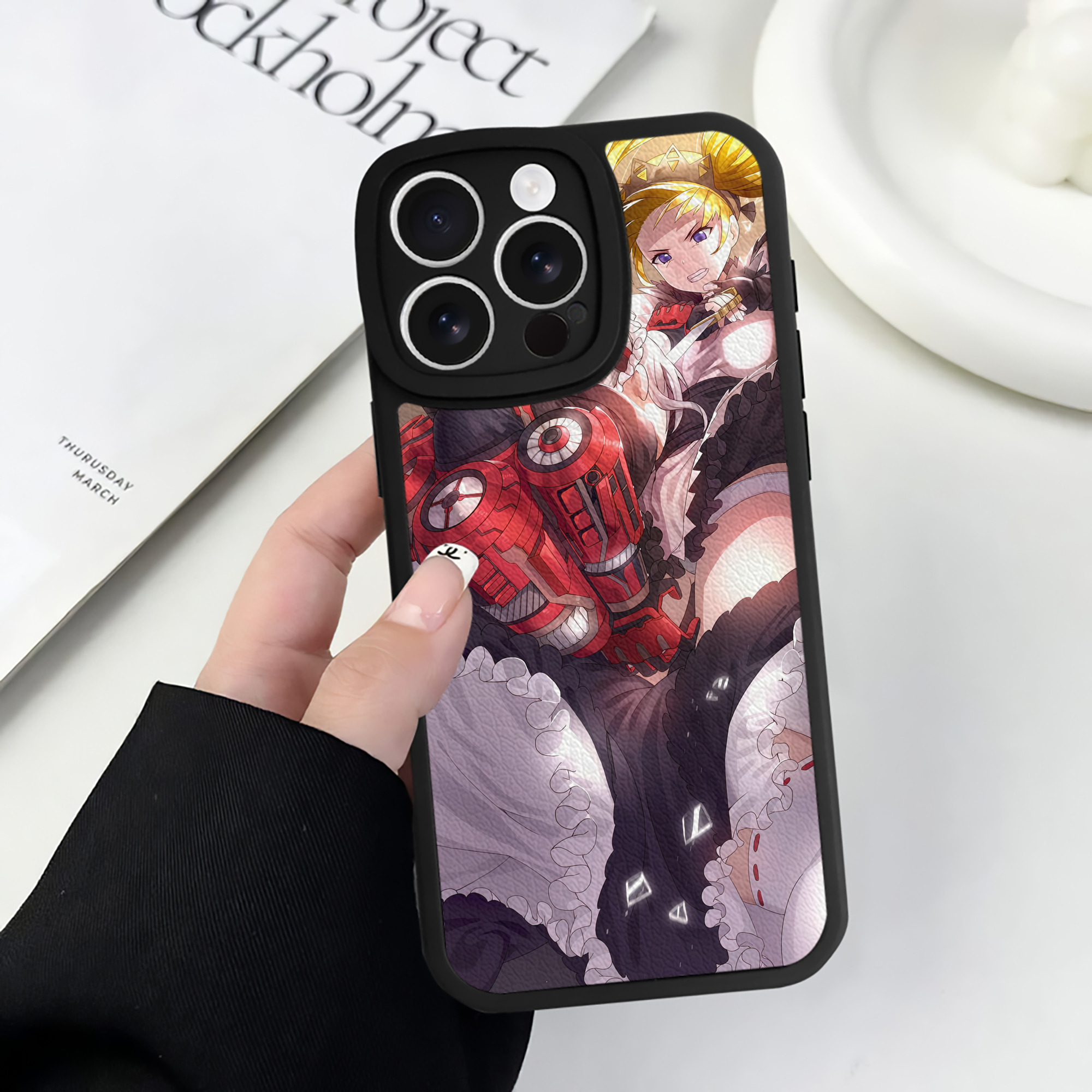 （画像用） 美少女戦士セーラームーン Sailor Moon 【iPhone 16シリーズ対応】シリコンスマホケース（レザー調） 材質：シリコン